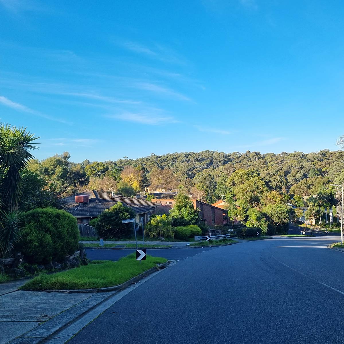 Description: Photo of a vacant residential block with temporary fence erected at the footpath. AS Planning are Town Planners in Victoria.